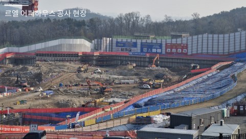 르엘 어퍼하우스 공사현장 르엘 어퍼하우스 공사현장